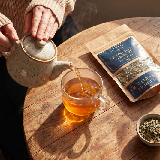 Moon Cycle Comfort — Tea Blend for Cycle Support