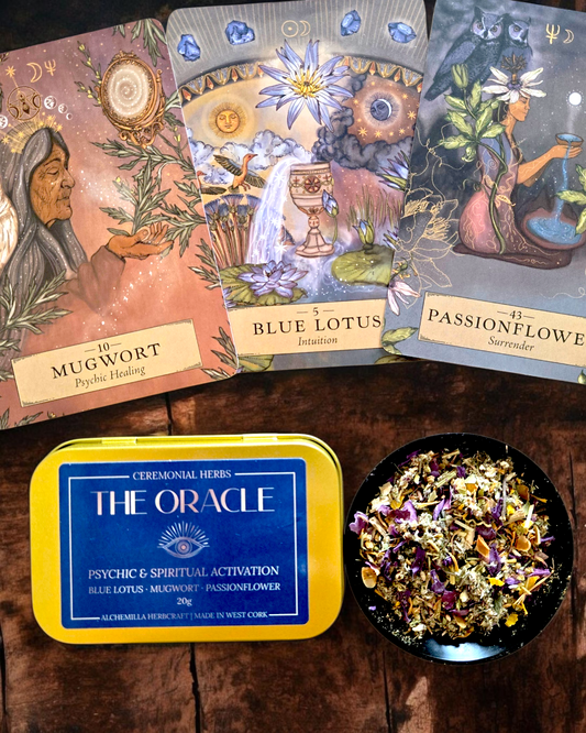 The Oracle Ceremonial Smoke Blend | Blue Lotus & Mugwort