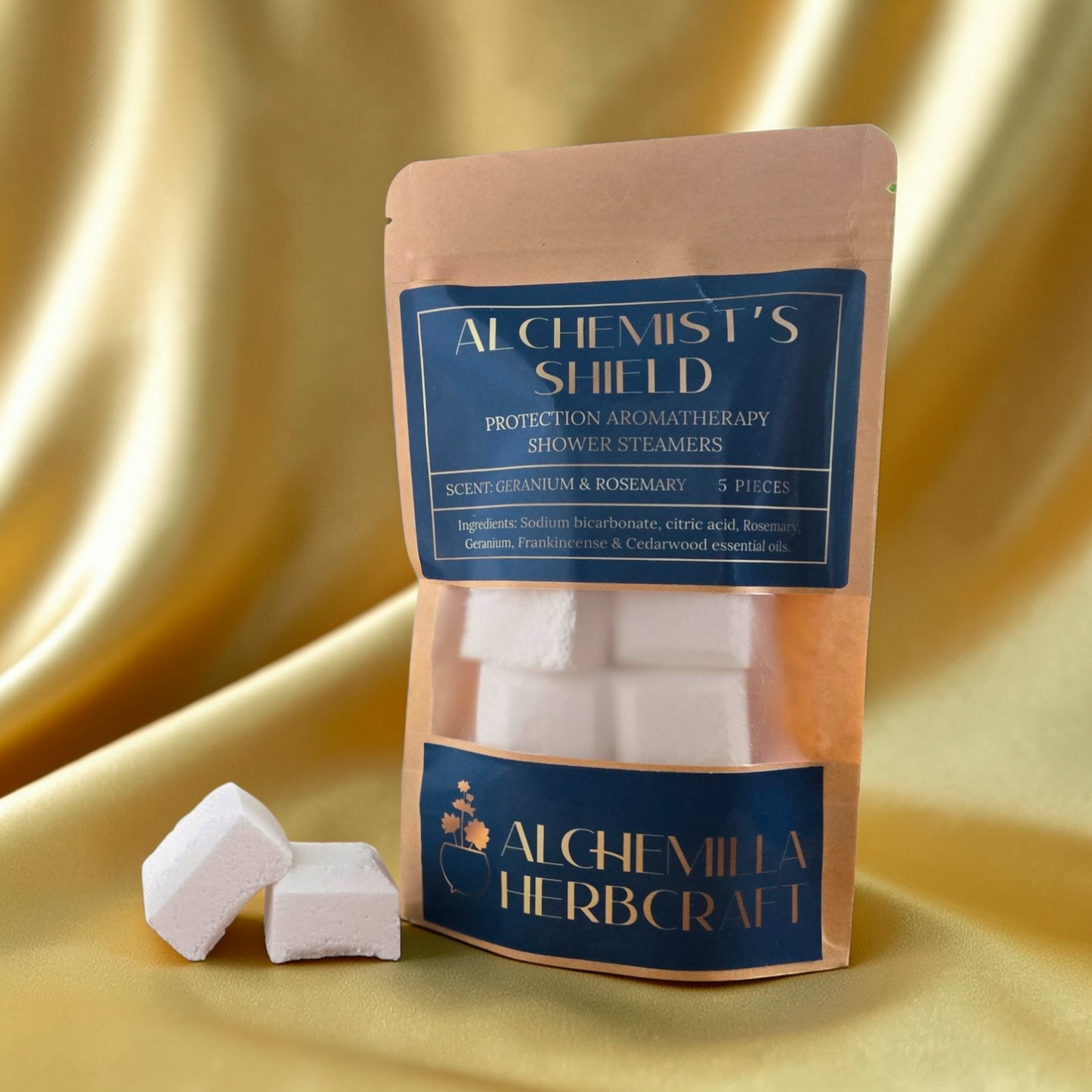 Alchemist's Shield — Grounding and Protecting Shower Steamers