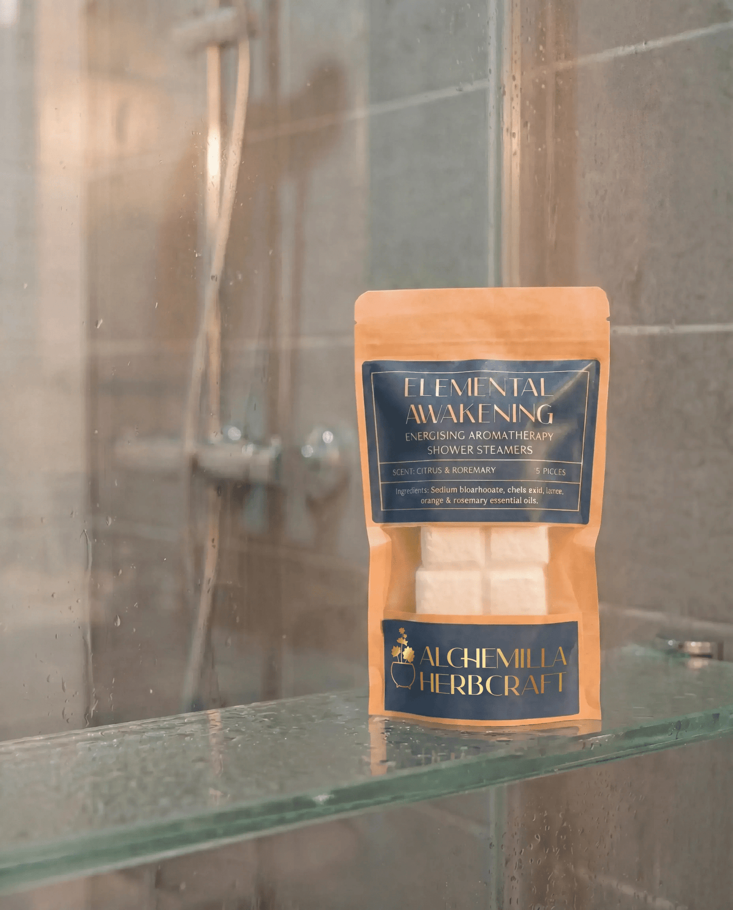 Elemental Awakening — Energising Citrus Shower Steamers for Clarity & Focus