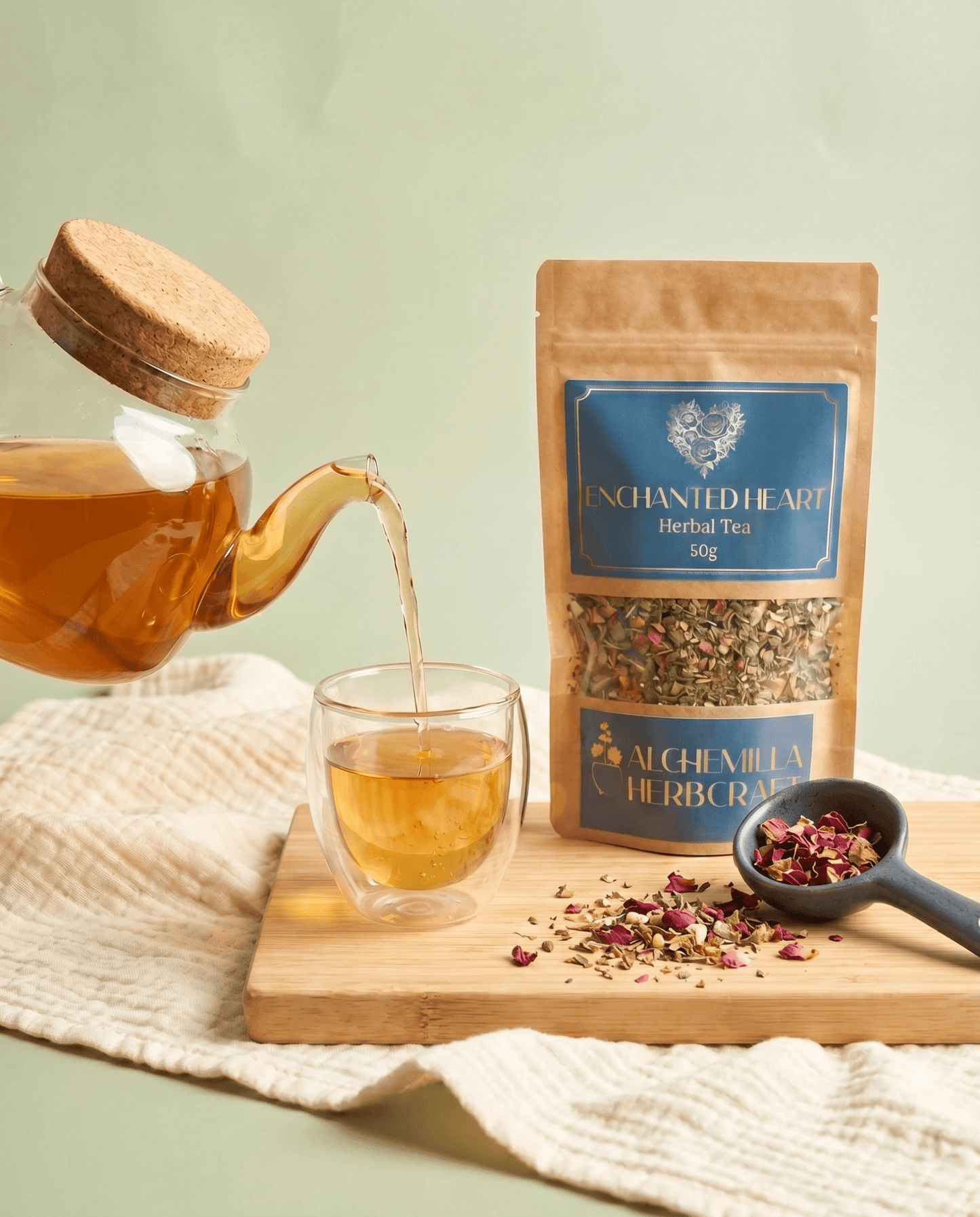 Enchanted Heart Herbal Tea for Emotional Support