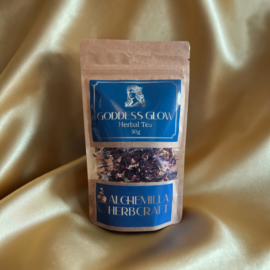Goddess Glow Herbal Tea for Self Love and Feminine Energy