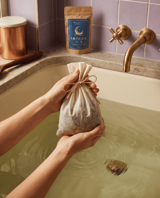 Midnight Sea Bath Tea – Lavender, Chamomile & Frankincense Relaxing Soak