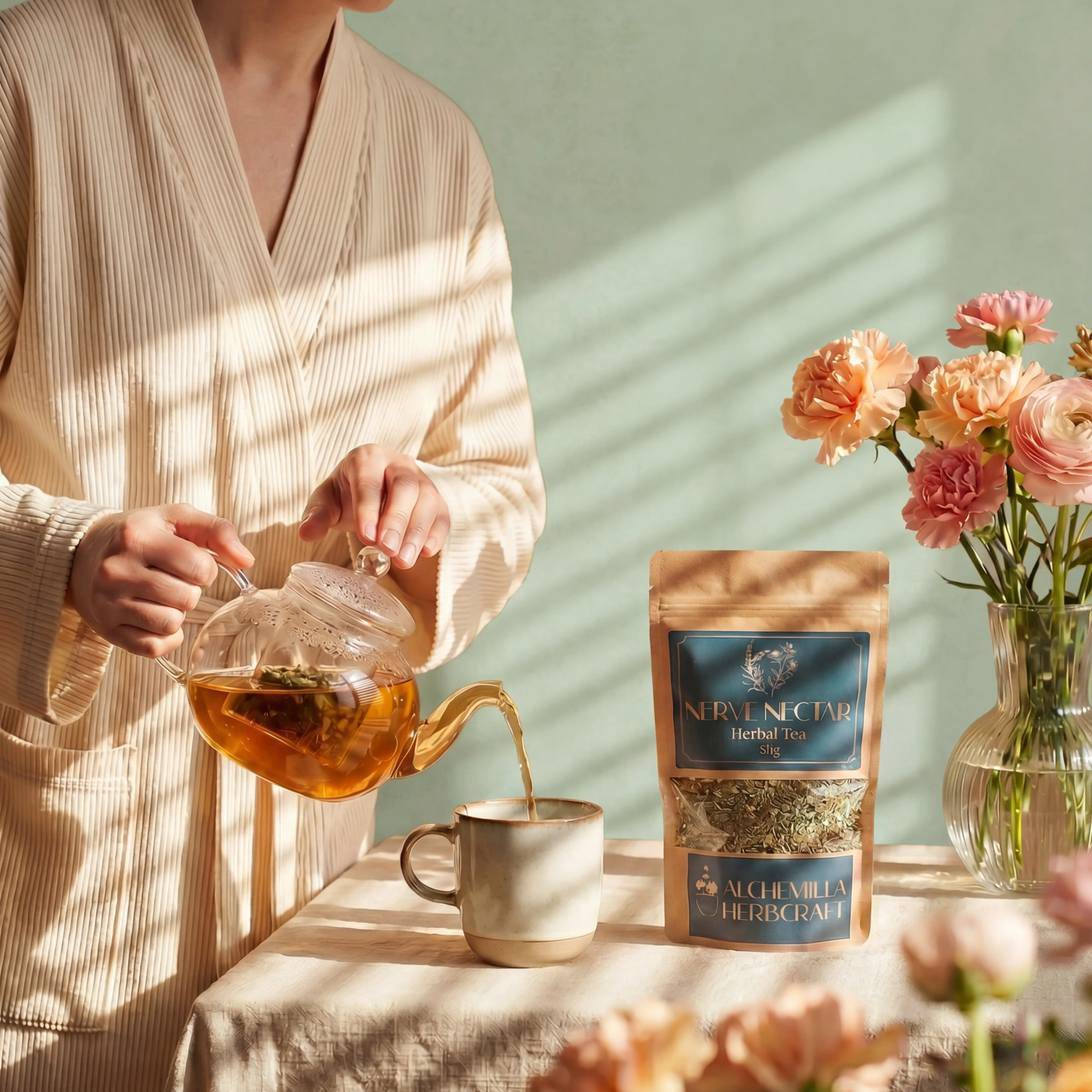 Nerve Nectar | Restorative Nervine Tea for Stress & Burnout