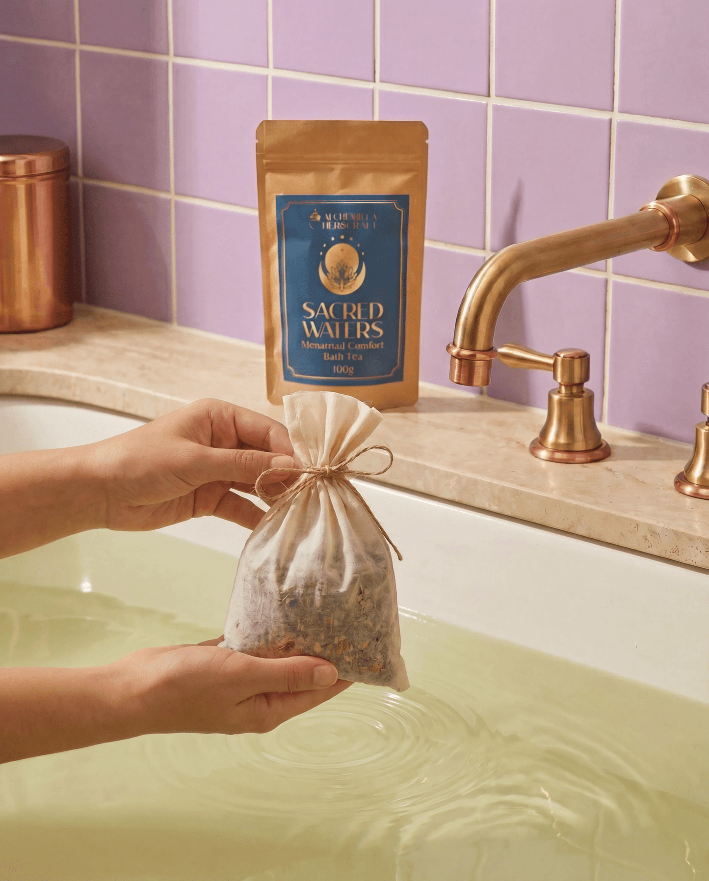 Sacred Waters - Herbal Bath Soak for Moon Cycle Care