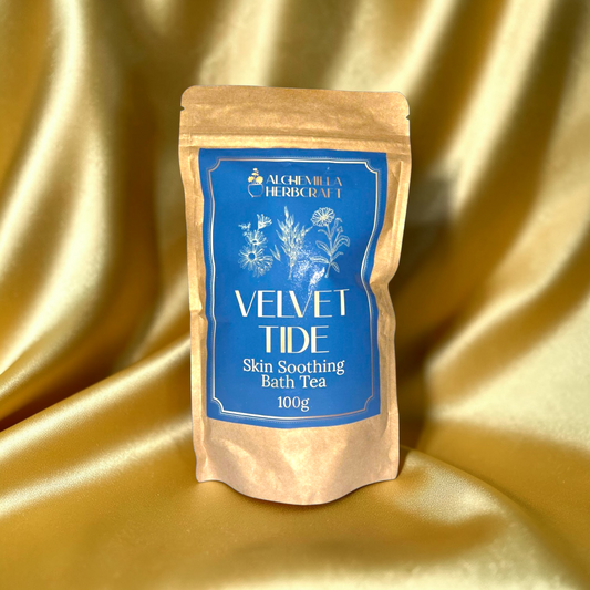 Velvet Tide Bath Tea – Oats, Calendula & Chamomile Skin Soak